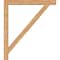 Ekena Millwork Traditional Block Smooth Bracket w/ Offset Brace, Western Red Cedar, 5 1/2"W x 42"D x 48"H BKT0604X42X48TRA05SWR - alternate 3